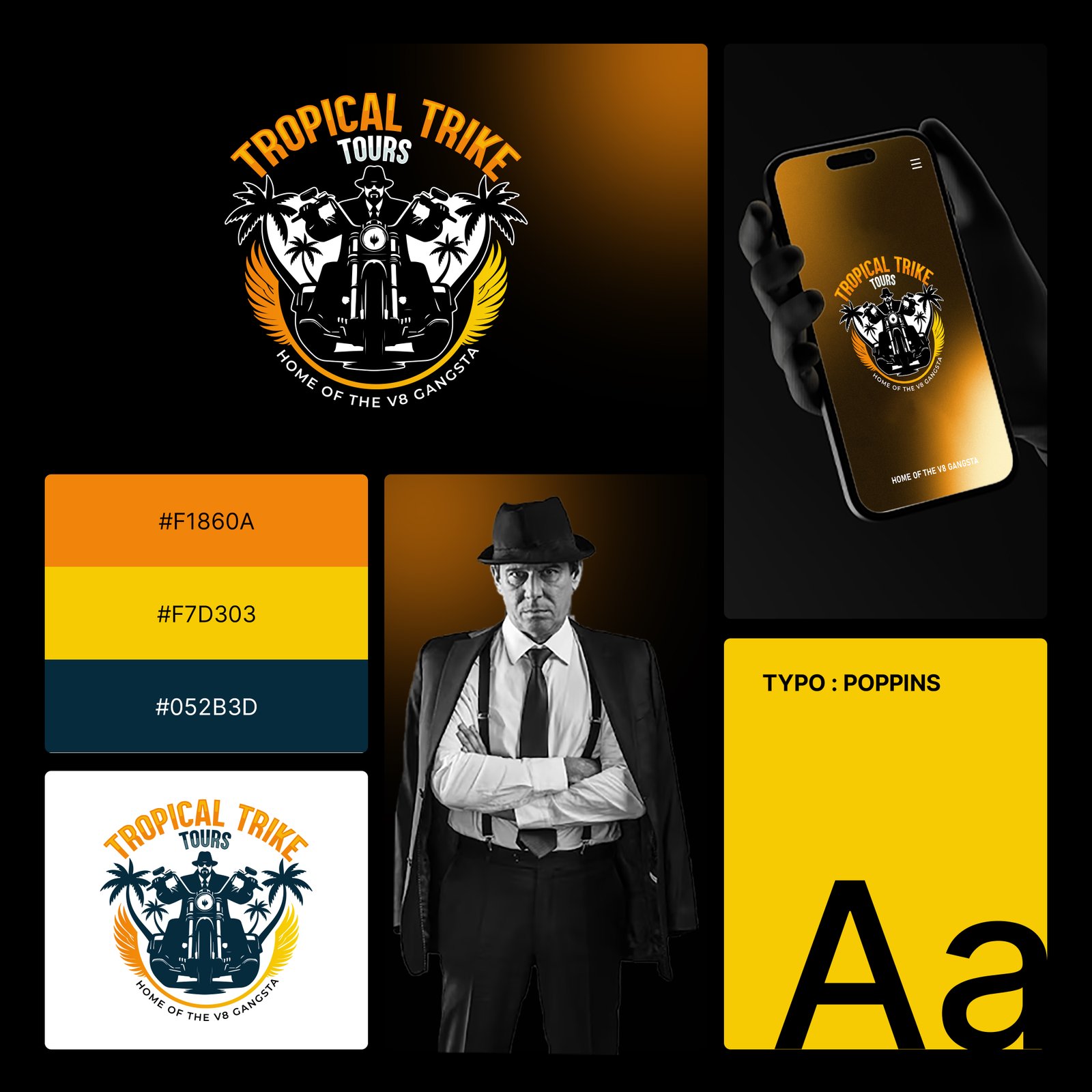 Typographic logo example